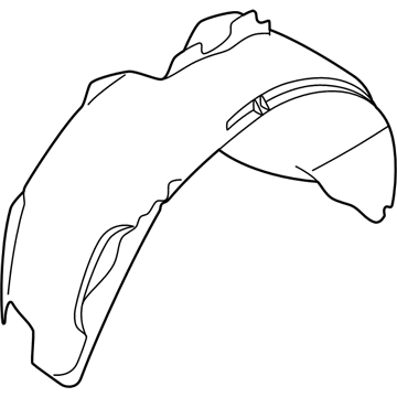 Volvo Fender Splash Shield - 8693966