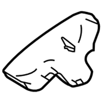 Volvo 30762501 Mirror Inside Case, Passenger Side