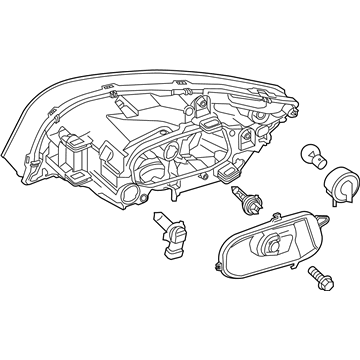 Volvo S60 Cross Country Headlight - 31420287