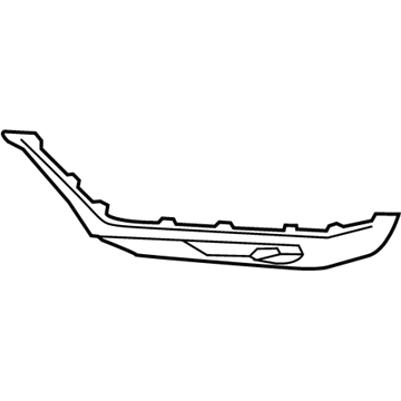 Volvo 39829880 Spoiler, Driver Side