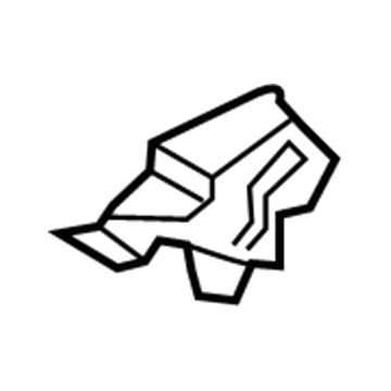 Volvo 31353403 Side Bracket, Driver Side