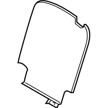 Volvo 39827900 Seat Back Panel, Charcoal, Driver Side