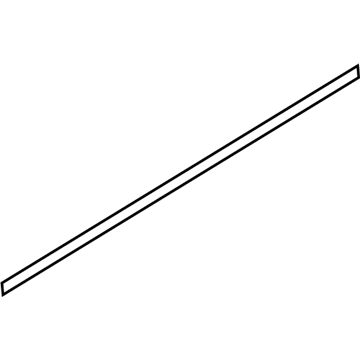 Volvo 31425998 Belt Molding, Gloss Black, Driver Side