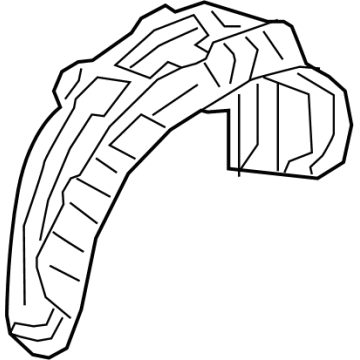 Volvo Fender Splash Shield - 31383357