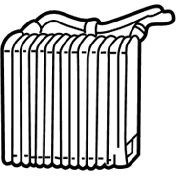 Volvo A/C Evaporator Core - 9171781