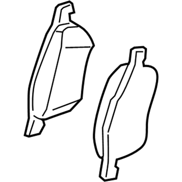 Volvo V60 Cross Country Brake Pad Set - 32373179