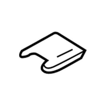 Volvo 39975909 Rear Cover, Beige, Passenger Side