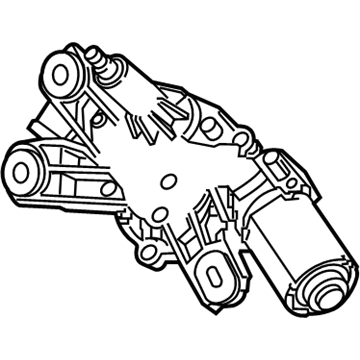 Volvo Windshield Wiper Motors - 32342591