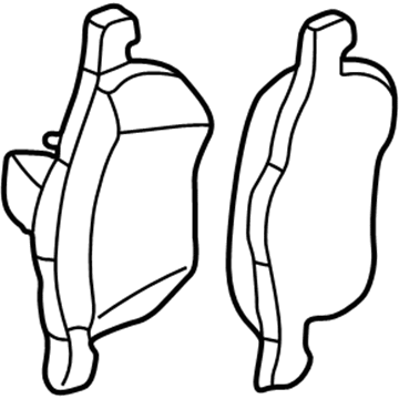 2003 Volvo XC90 Brake Pad Set - 31687107