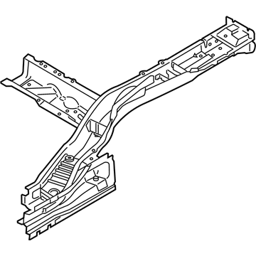 Volvo 31385790 Rear Rail, Passenger Side