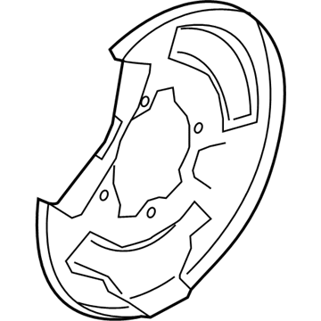 Volvo V60 Brake Dust Shield - 32217286