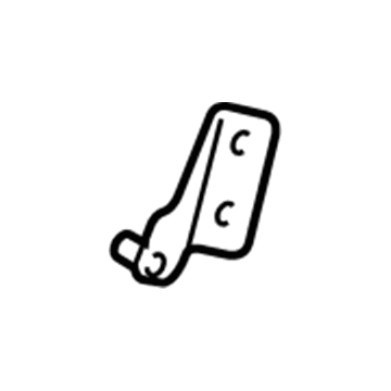 Volvo 8620618 Strut Cylinder Bracket, Driver Side