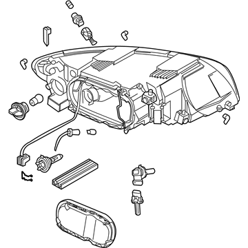 Volvo S40 Daytime Running Lights - 31335216