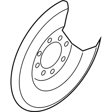 Volvo S40 Brake Dust Shield - 30666360