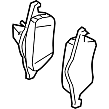 Volvo Brake Pad Set - 32373166