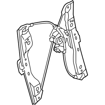 Volvo V60 Cross Country Window Regulator - 31440785