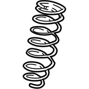Volvo 9140100 Coil Spring, Rear