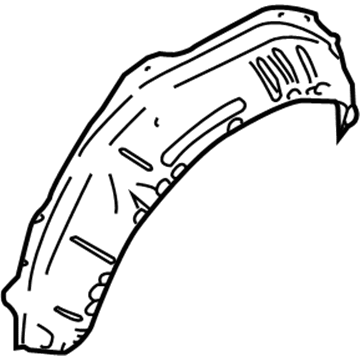 Volvo XC90 Fender Splash Shield - 31294297