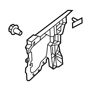 Volvo 31383286 Side Bracket, Driver Side