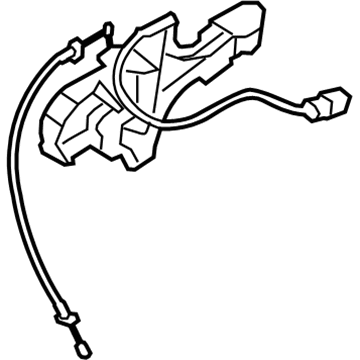 Volvo Door Latch Cable - 9486939