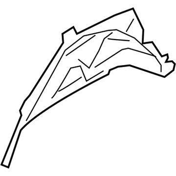 Volvo V60 Fender Splash Shield - 31656968