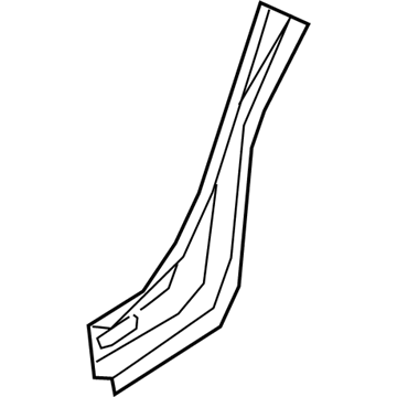 Volvo 32291127 Inner Lock Pillar, Driver Side