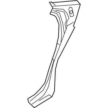 Volvo 31675330 Lock Pillar Reinforcement, Driver Side