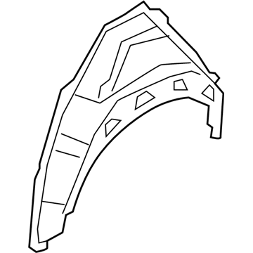 Volvo V60 Fender Splash Shield - 31484874