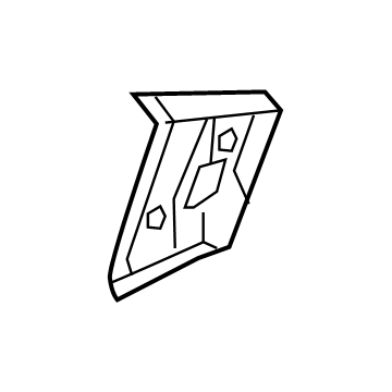 Volvo 31675332 Glass Reinforcement, Driver Side