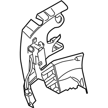 Volvo 30784046 Lock Bracket, Driver Side