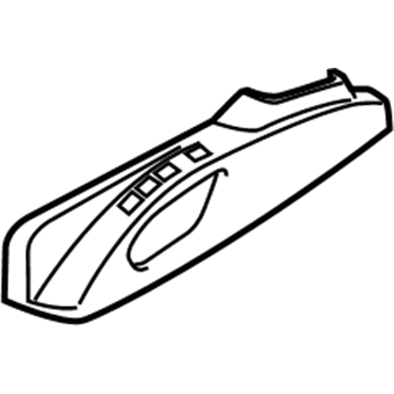 Volvo V60 Cross Country Seat Switch Panel - 39810511