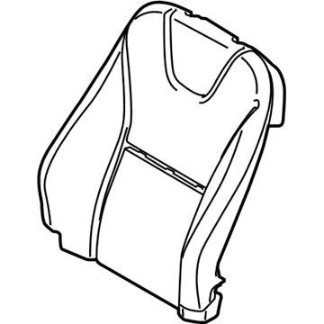 Volvo 31446657 Seat Back Pad, Passenger Side