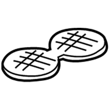 Volvo 30722524 Cup Holder Mat, Rubber Volvo 30722524 Cup Holder Mat, Rubber