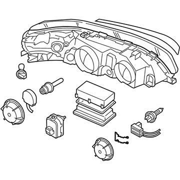 Volvo V70 Daytime Running Lights - 30698823
