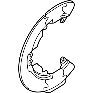 Volvo V50 Brake Dust Shield - 30778891