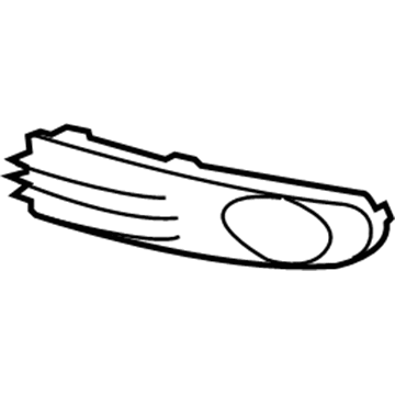 Volvo 30657008 Corner Trim, Passenger Side