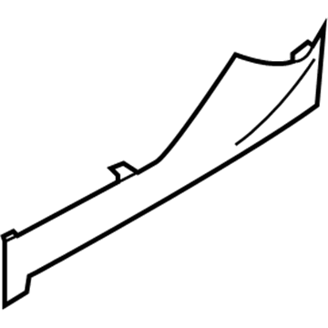 Volvo 39819355 Side Panel, Beige, Passenger Side