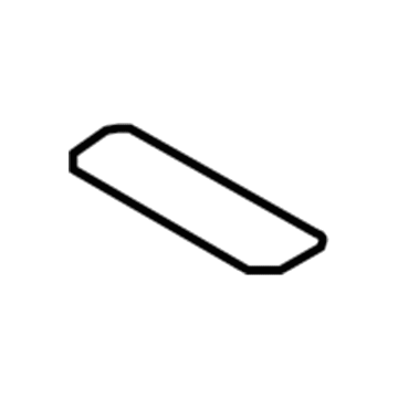 Volvo 39800603 Storage Tray Mat, Black, Rubber