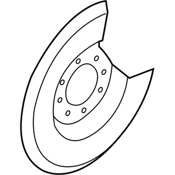 Volvo S40 Brake Dust Shield - 30778890