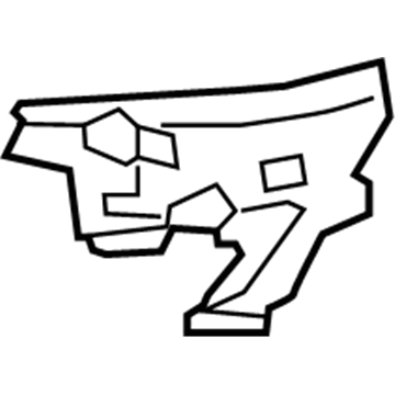 Volvo 31323425 Inner Bracket, Driver Side