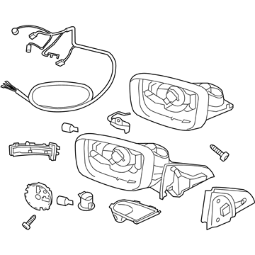 2016 Volvo XC60 Side View Mirrors - 31371407