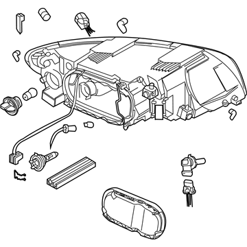 Volvo C70 Daytime Running Lights - 31383193