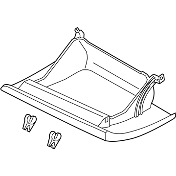 Volvo 31417598 Glove Box Door, Charcoal