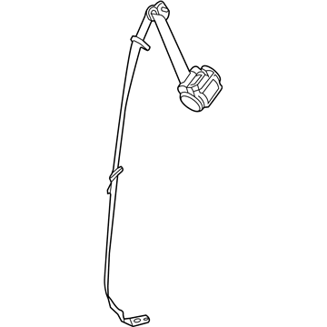 Volvo V60 Seat Belt - 39828779