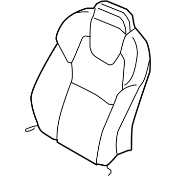 Volvo 32248561 Seat Back Cover, Amber, Passenger Side Volvo 32248561 Seat Back Cover, Amber, Passenger Side