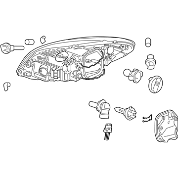 Volvo Headlight - 31299852