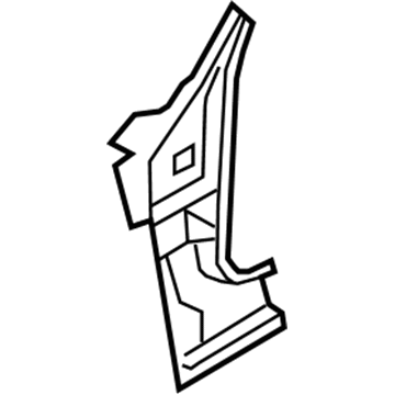 Volvo 31253333 Inner Hinge Pillar, Driver Side