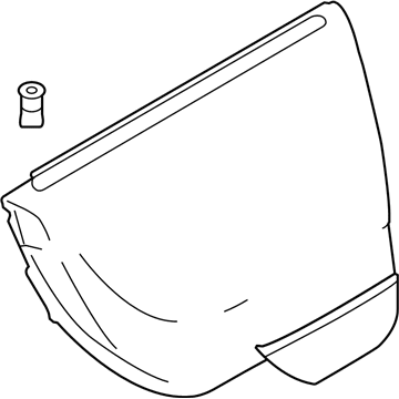 Volvo 39995016 Door Trim Panel, Beige, Driver Side