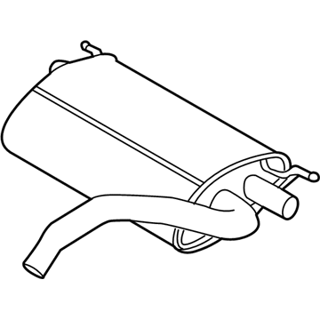 Volvo S60 Muffler - 31392627