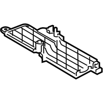 Volvo 31379425 Seat Track Dust Shield, Driver Side